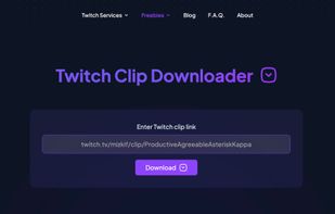 Twitch clip downloader