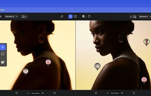 StreamWork Side-by-side creative asset comparison