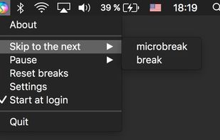 Skip to the the next break