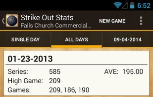 Strike Out Stats screenshot 1