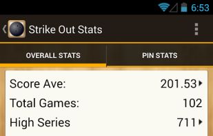 Strike Out Stats screenshot 2