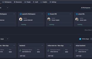 Different development workspace in the project, every workspace replace a secure development machine