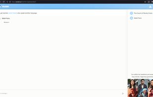 conversation page person #2 (translated to French)
