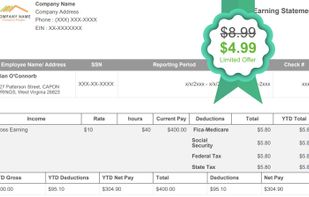Sample Template with pricing.