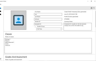 Student Profiles screenshot 1