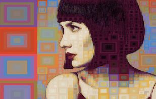 Banded Grid Vector Paint