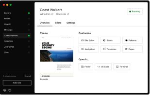 WordPress Studio screenshot 1