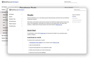 WordPress Studio screenshot 1