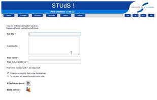 Poll creation (1 on 2)