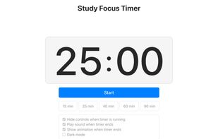 Study Focus Timer screenshot 1