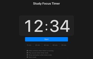 Study Focus Timer screenshot 3