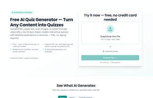 Multi-source ingestion (PDF / text / image / YouTube