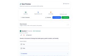 AI explanations + source traceability