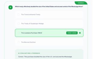 Quizzes with feedback