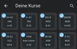 Stundenplan screenshot 2