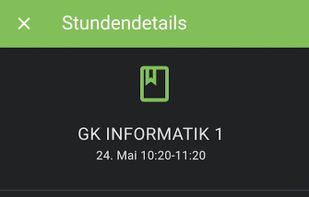 Stundenplan screenshot 3