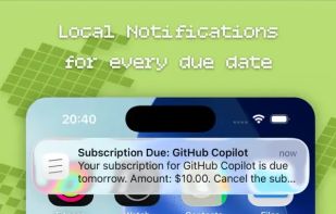 SubList screenshot 2