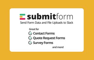 SubmitForm.app is great for contact forms, quote request forms, surveys and more!