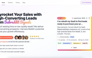 Subreddit Signals screenshot 1