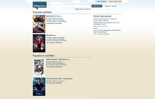 Subscene screenshot 1