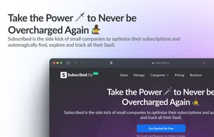 Subscribed.fyi screenshot 1