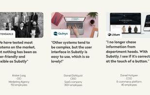 Customer success stories from three industries and three sizes of companies