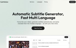SubtitleGen screenshot 1