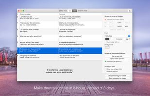 Subtitles for theatre screenshot 1