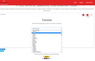 Translates for all Google Translate languages.