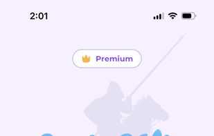 Main Screen, purple light theme