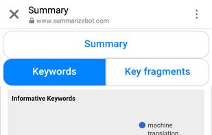 SummarizeBot API screenshot 3