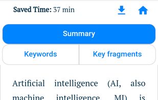 SummarizeBot screenshot 1