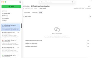 Chat with your meetings