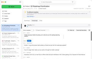 Summit AI Notes screenshot 2