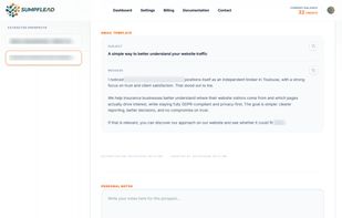 AI cold email template