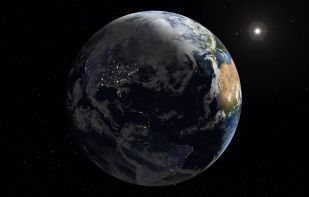 Earth at night