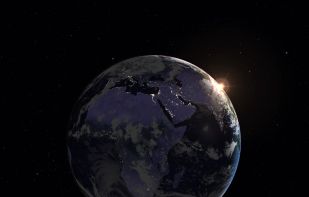 Sunrise over Earth