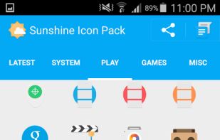 Sunshine Icon Pack screenshot 3