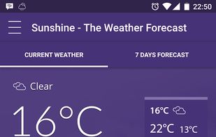 Sunshine Weather Forecast screenshot 1