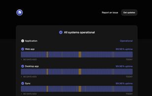 Linear's status page