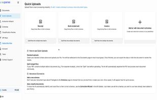Suparse quick upload page