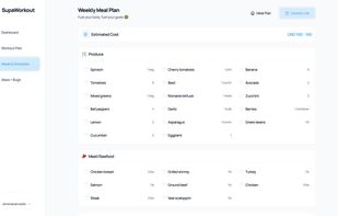 SupaWorkout screenshot 2