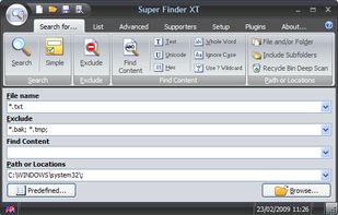 Super Finder XT screenshot 2