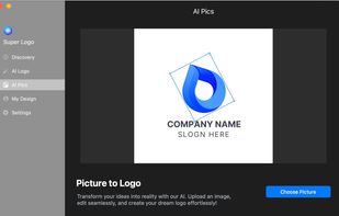 Super Logo - upload an image