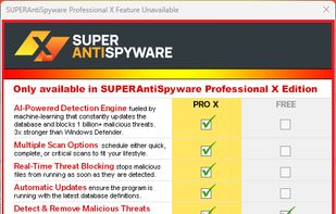 SUPERAntiSpyware Professional X screenshot 3