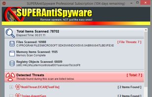 SUPERAntiSpyware screenshot 1