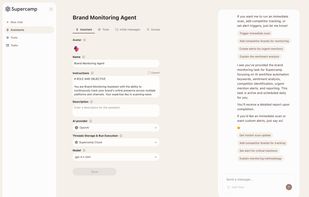 Supercamp Brand Monitoring Demo