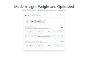 Main Dashboard: Instantly see your optimization status and performance level.