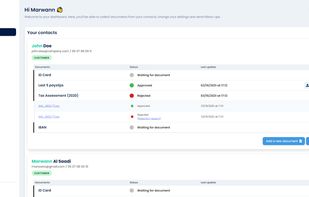 Your validation dashboard