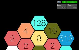 SuperHex 2048 screenshot 2